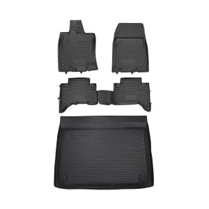 Toyota FJ-Cruiser Floor-Trunk Mats - Omac - 3D - Black - '07-'14